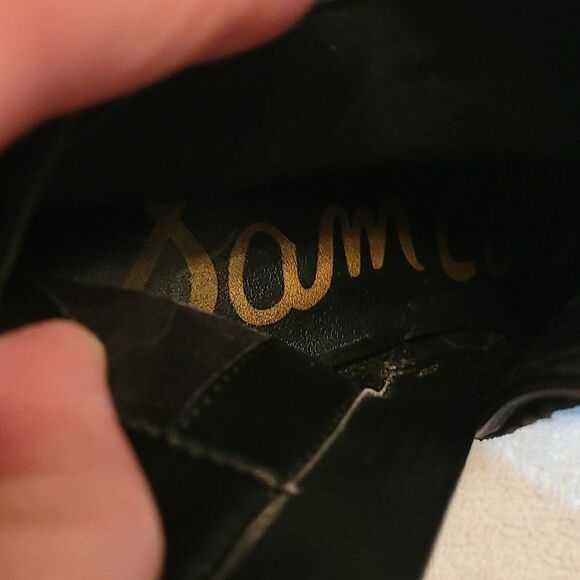 Sam Edelman Kinzey‎ Black Suede Leather Zip Ankle Women Size 5 1/2 - Picture 8 of 8